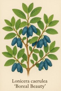 Lonicera c. 'Boreal Beauty' geen maat specificatie 0,55L/P9cm